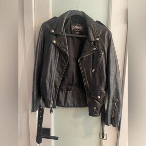 Vintage Schott NYC genuine leather jacket